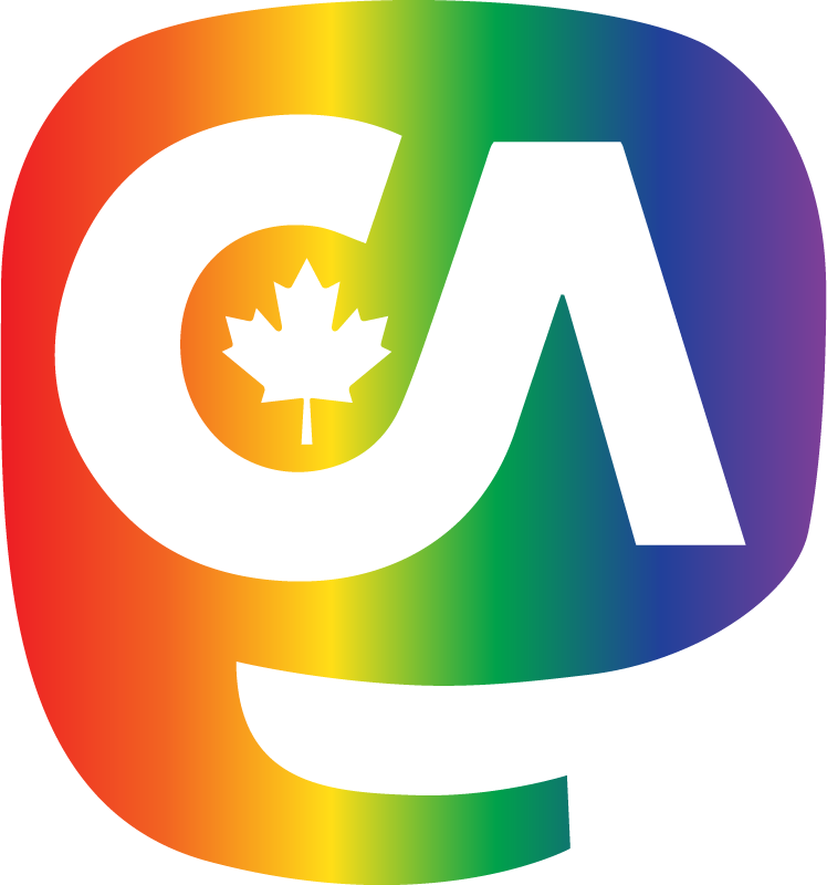 Pride themed mstdn.ca logo